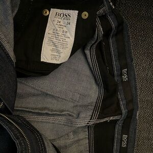 Hugo Boss Men's Black and Gray Jeans
